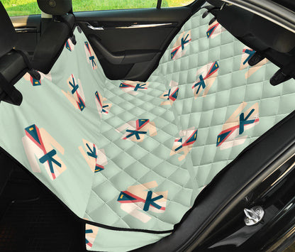 Karate Pattern Print Design 02 Rear Dog Car Seat Cover Hammock