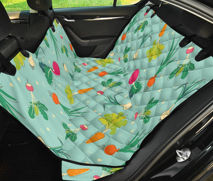Radish Pattern Print Design A01 Rear Dog Car Seat Cover Hammock