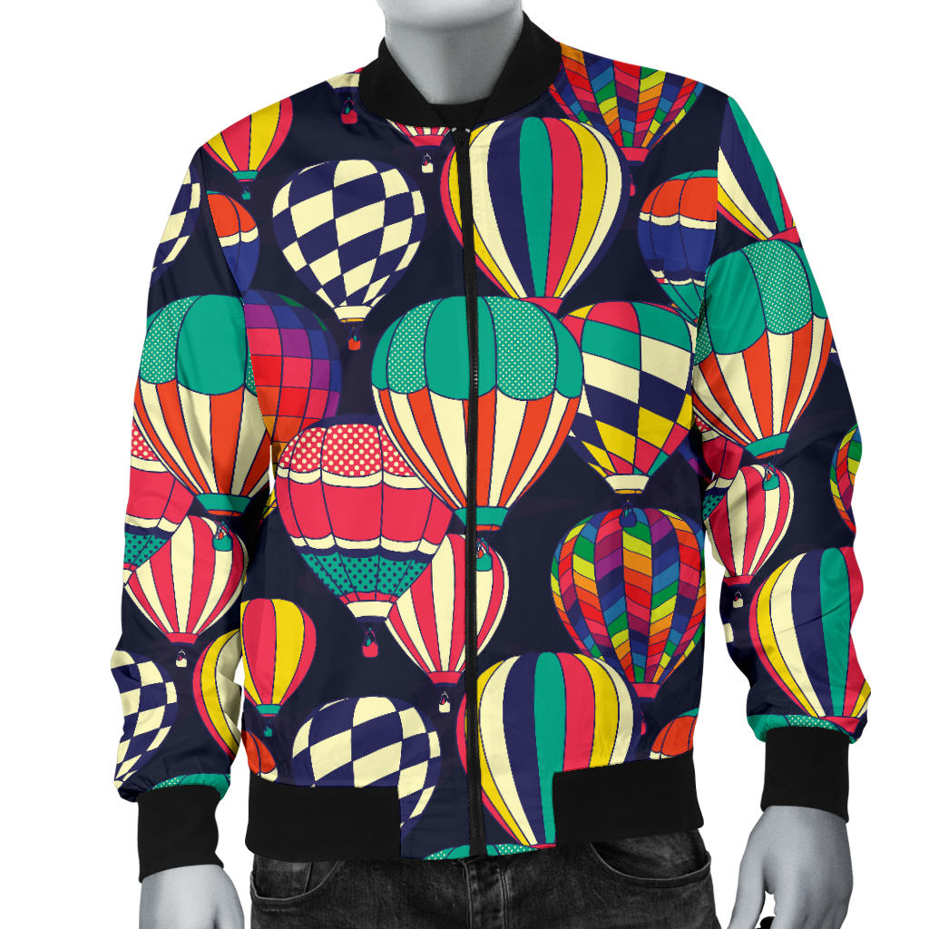 Ballon Pattern Print Design 02 Men Bomber Jacket