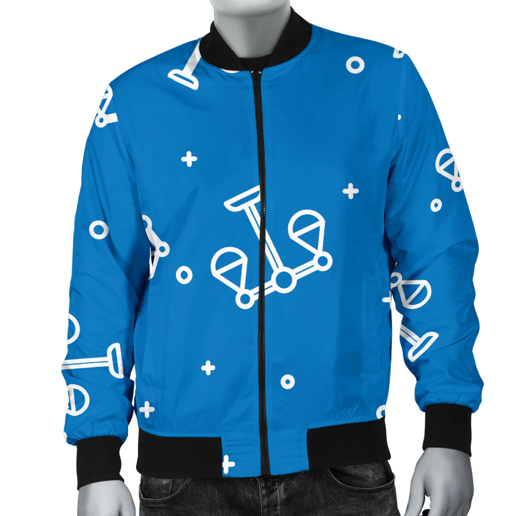 Libra Pattern Print Design 05 Men Bomber Jacket