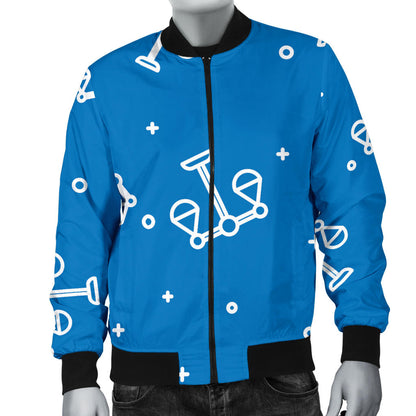 Libra Pattern Print Design 05 Men Bomber Jacket