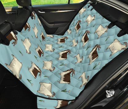 Goat Pattern Print Design 02 Rear Dog Car Seat Cover Hammock