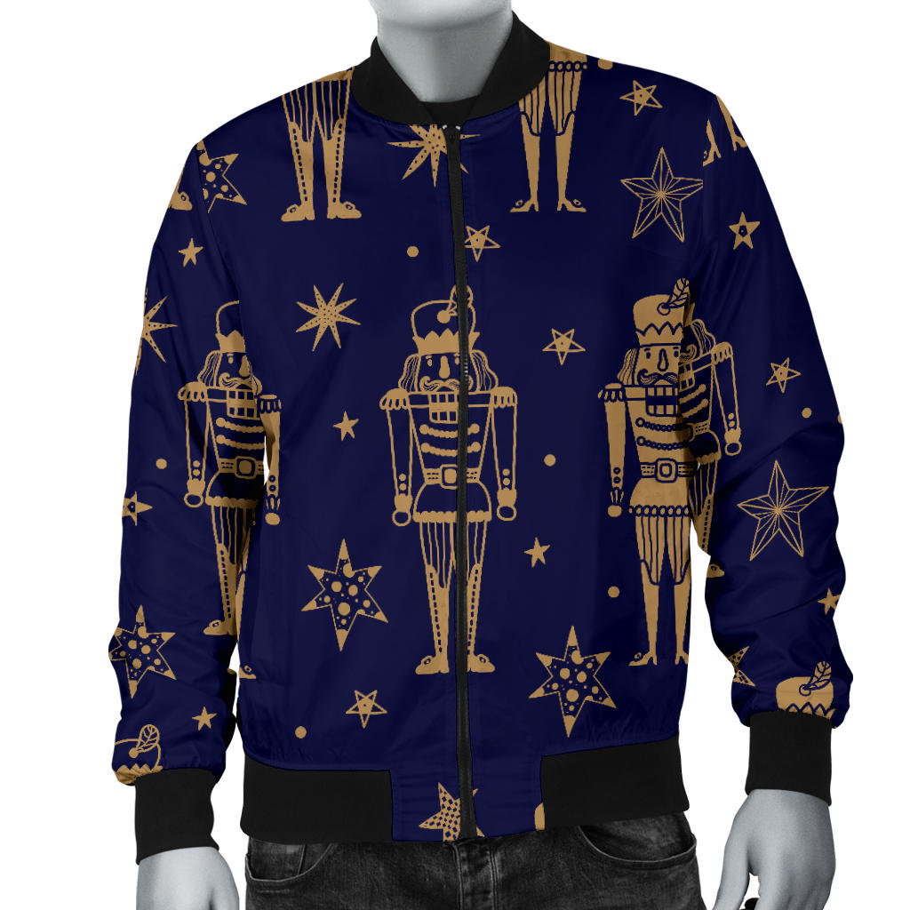 Nutcracker Pattern Print Design A05 Men Bomber Jacket