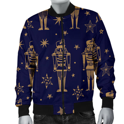 Nutcracker Pattern Print Design A05 Men Bomber Jacket