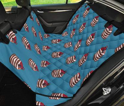 Pancake Pattern Print Design A03 Rear Dog Car Seat Cover Hammock