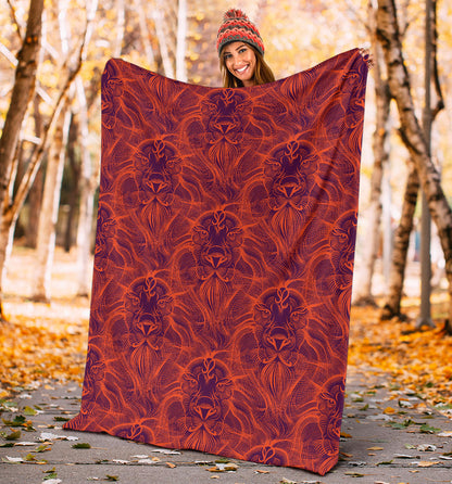 Leo Pattern Print Design 01 Premium Blanket