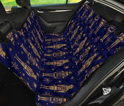 Nutcracker Pattern Print Design A05 Rear Dog Car Seat Cover Hammock