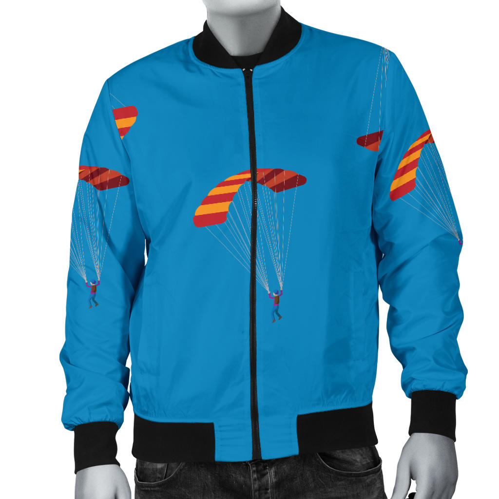 Paratrooper Pattern Print Design A01 Men Bomber Jacket