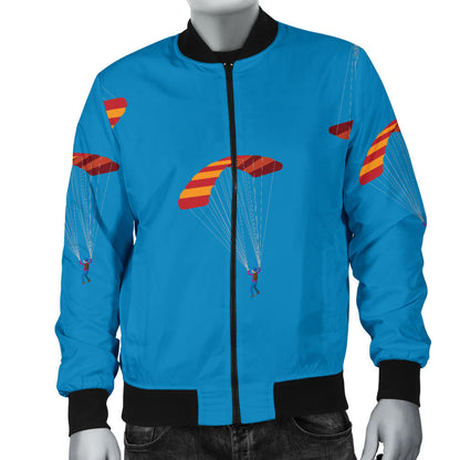 Paratrooper Pattern Print Design A01 Men Bomber Jacket