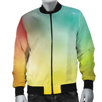 Nebula Pattern Print Design A04 Men Bomber Jacket