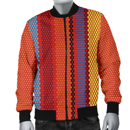 Mexican Pattern Print Design 05 Men Bomber Jacket