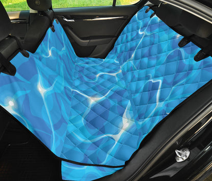 Ocean Reflex Pattern Print Design A02 Rear Dog Car Seat Cover Hammock