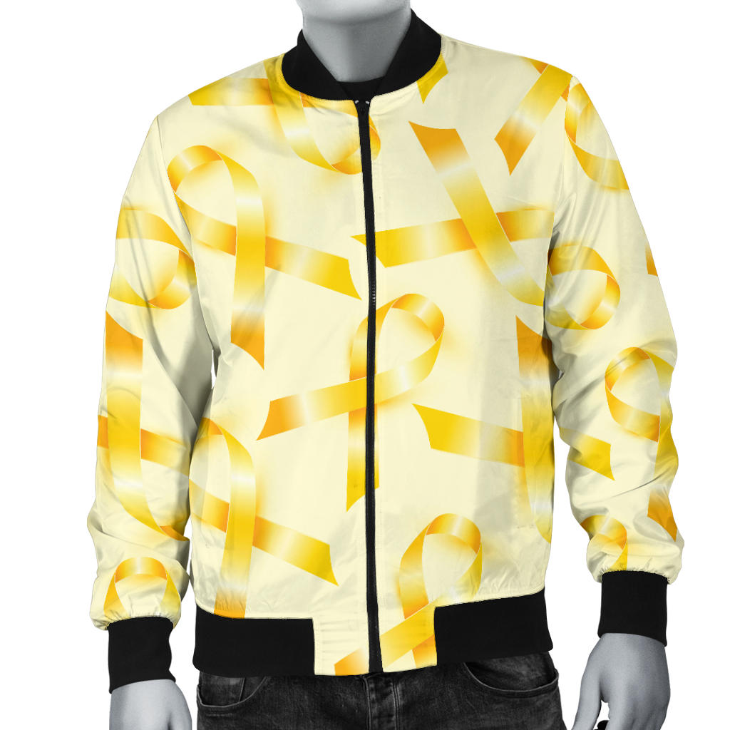 Bone cancer Pattern Print Design 01 Men Bomber Jacket