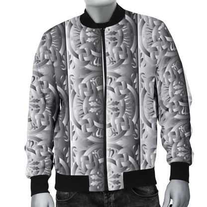 Celtic Pattern Print Design 03 Men Bomber Jacket