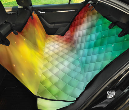 Nebula Pattern Print Design A04 Rear Dog Car Seat Cover Hammock
