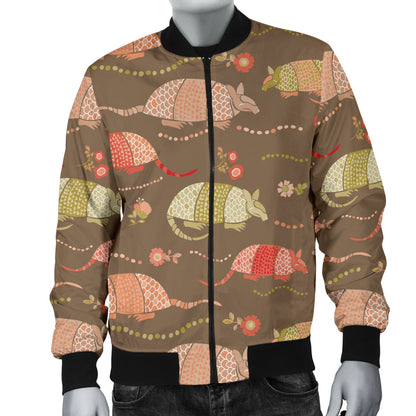 Armadillo Pattern Print Design 04 Men Bomber Jacket