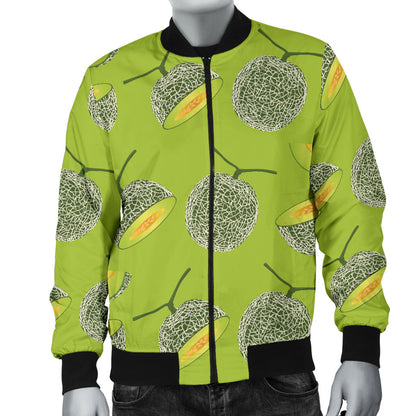 Cantaloupe Pattern Print Design 03 Men Bomber Jacket