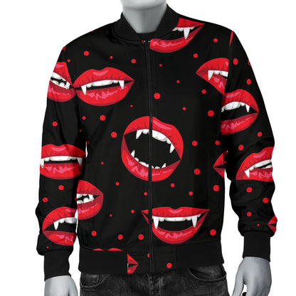 Halloween Pattern Print Design 01 Men Bomber Jacket