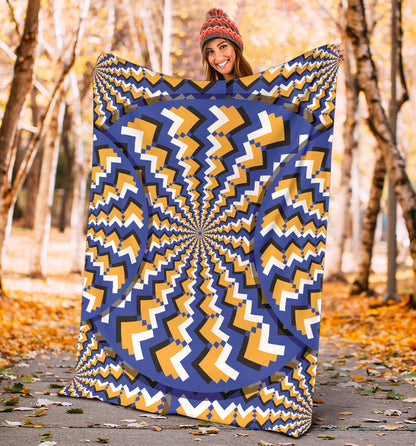 Optical illusion Pattern Print Design A01 Premium Blanket