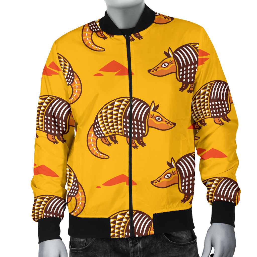 Armadillo Pattern Print Design 03 Men Bomber Jacket