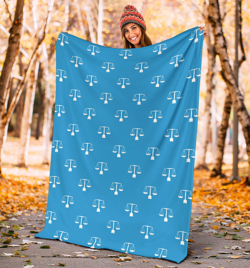 Libra Pattern Print Design 02 Premium Blanket
