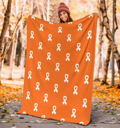 Appendix cancer Pattern Print Design 01 Premium Blanket
