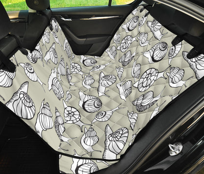 Snail Pattern Print Design 03 Rear Dog Car Seat Cover Hammock