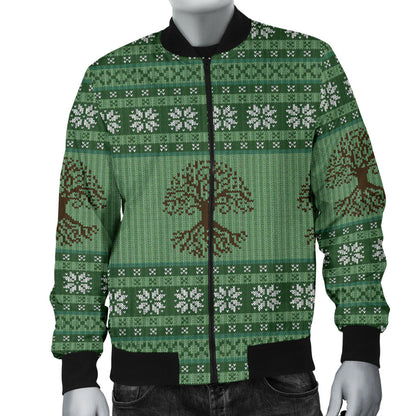 Celtic Pattern Print Design 09 Men Bomber Jacket