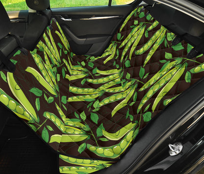 Peas Pattern Print Design A03 Rear Dog Car Seat Cover Hammock