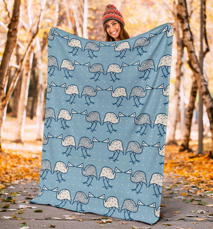 Emu Pattern Print Design 01 Premium Blanket
