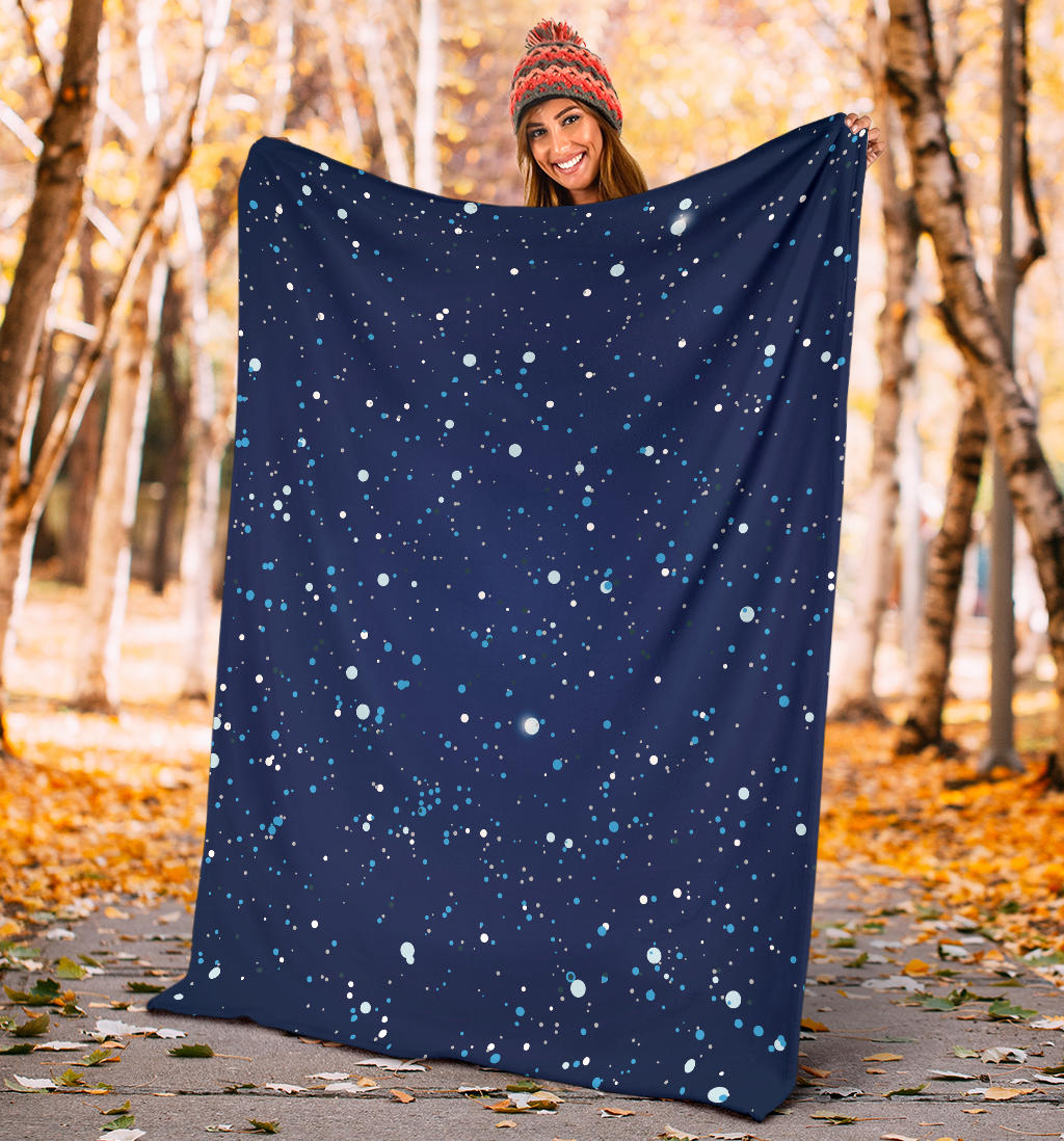Night sky Pattern Print Design A03 Premium Blanket