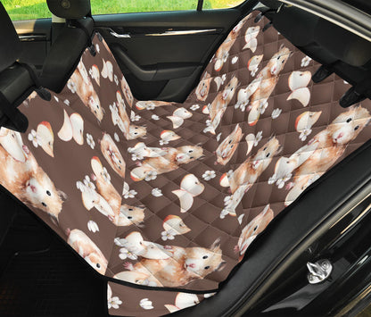 Hamster Pattern Print Design 03 Rear Dog Car Seat Cover Hammock