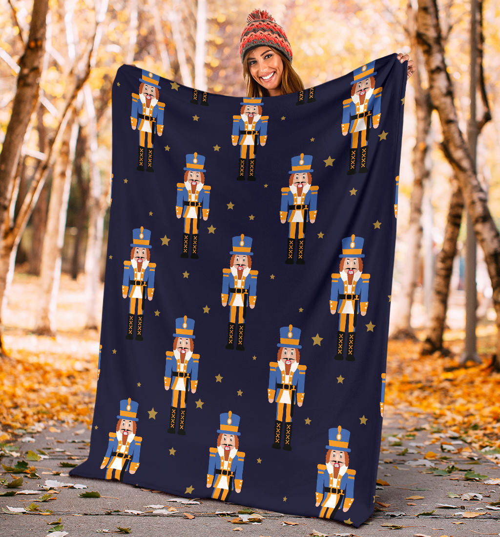 Nutcracker Pattern Print Design A04 Premium Blanket