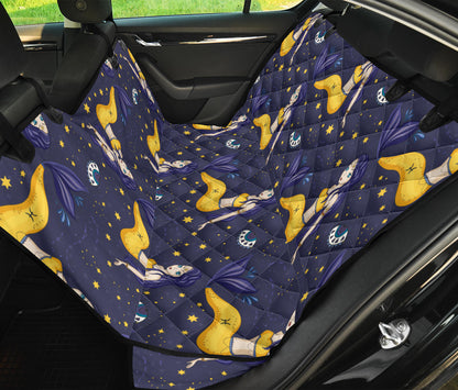 Pisces Pattern Print Design A04 Rear Dog Car Seat Cover Hammock