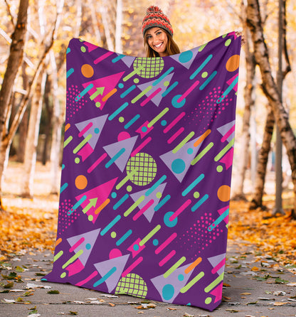 90s Pattern Print Design 4 Premium Blanket
