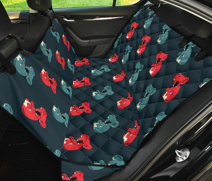 Koala Pattern Print Design 02 Rear Dog Car Seat Cover Hammock