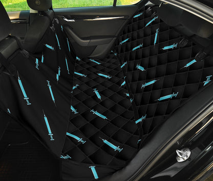 Phlebotomist Pattern Print Design A04 Rear Dog Car Seat Cover Hammock
