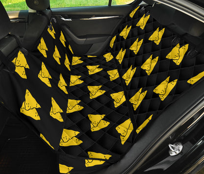 Nachos Pattern Print Design A02 Rear Dog Car Seat Cover Hammock