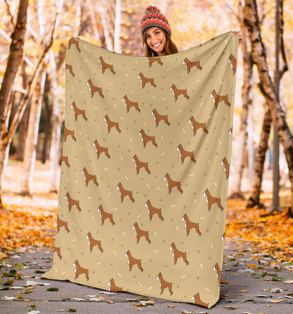 Boxers Pattern Print Design 02 Premium Blanket