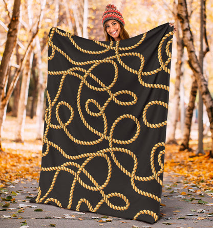 Rope Pattern Print Design A04 Premium Blanket