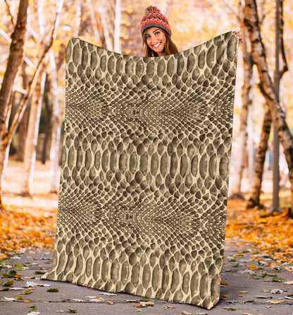 Python Pattern Print Design A02 Premium Blanket