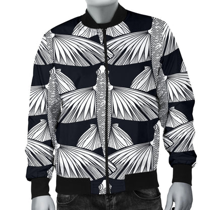 Flying Fish Pattern Print Design 03 Men Bomber Jacket