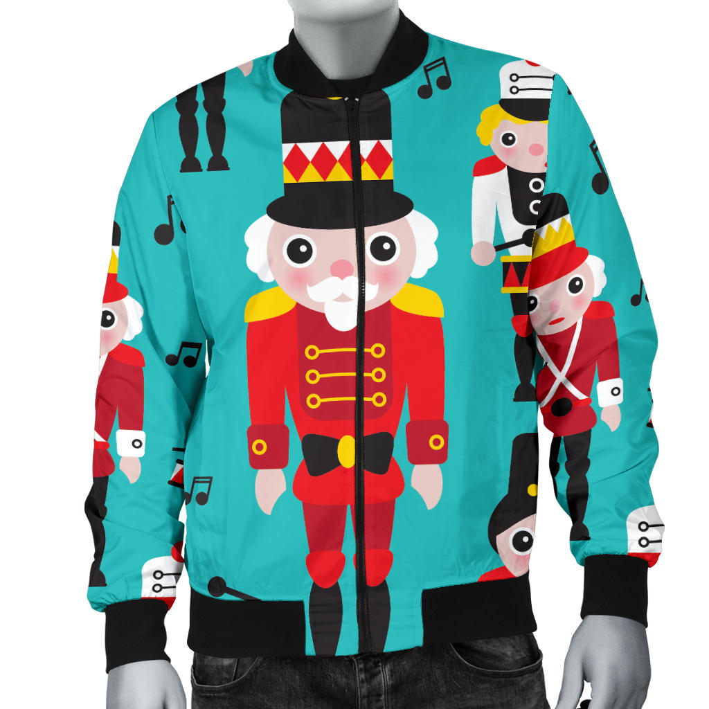 Nutcracker Pattern Print Design A03 Men Bomber Jacket