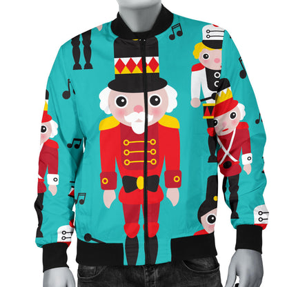 Nutcracker Pattern Print Design A03 Men Bomber Jacket