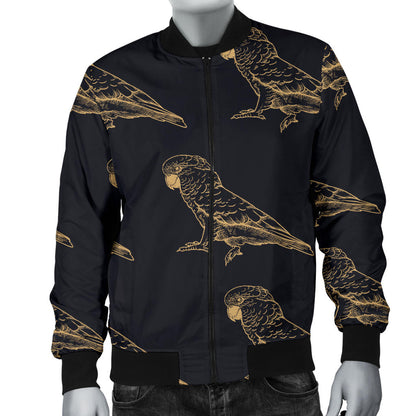 Parakeet Pattern Print Design A04 Men Bomber Jacket