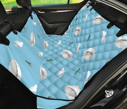 Paratrooper Pattern Print Design A02 Rear Dog Car Seat Cover Hammock