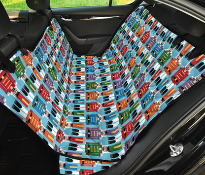 Nutcracker Pattern Print Design A02 Rear Dog Car Seat Cover Hammock