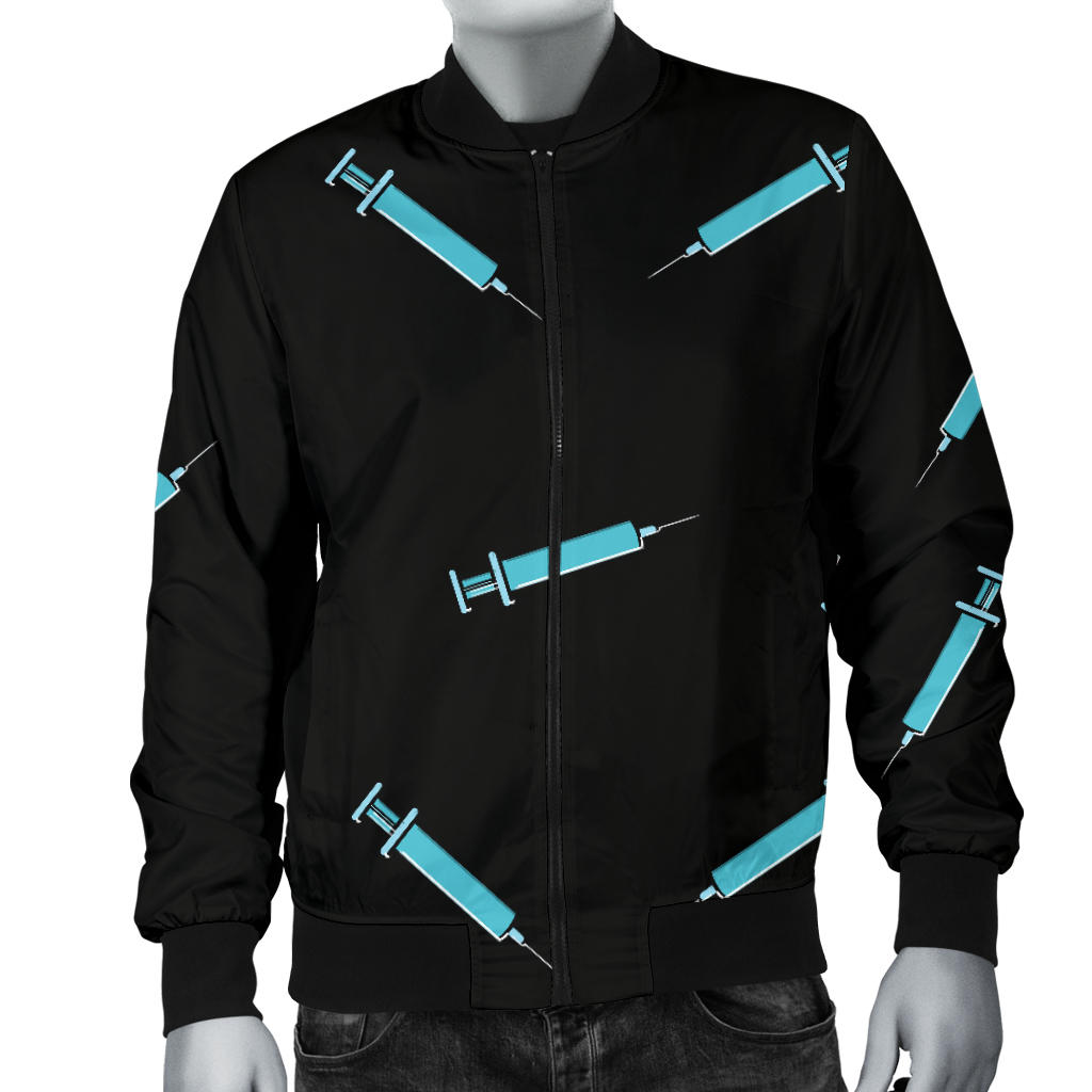 Phlebotomist Pattern Print Design A04 Men Bomber Jacket