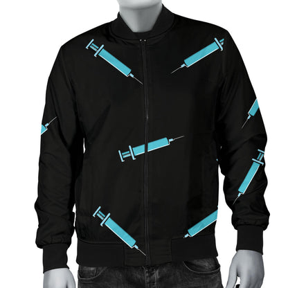 Phlebotomist Pattern Print Design A04 Men Bomber Jacket