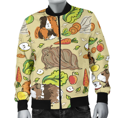 Guinea Pig Pattern Print Design 02 Men Bomber Jacket